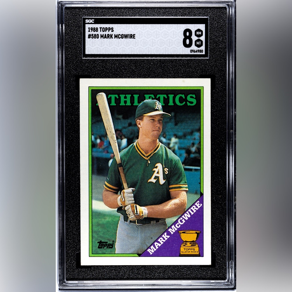 Graded! Topps Mark McGwire all-star rookie card!